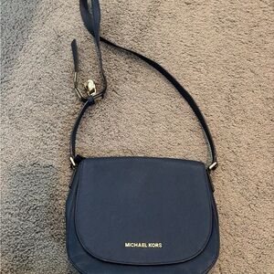 Michael Kors Dark Blue Crossbody Bag